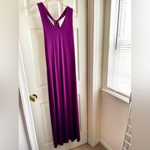 ATHLETA Getaway Maxi Dress. Size S. Beautiful wine/purple color! Never worn!